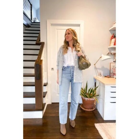 AGOLDE 90's Mid Rise Loose Fit in Wash Snapshot Size US 25 - Picture 3 of 16